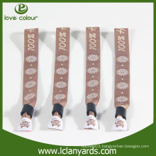 Fabric custom woven polyester Wristband for sport